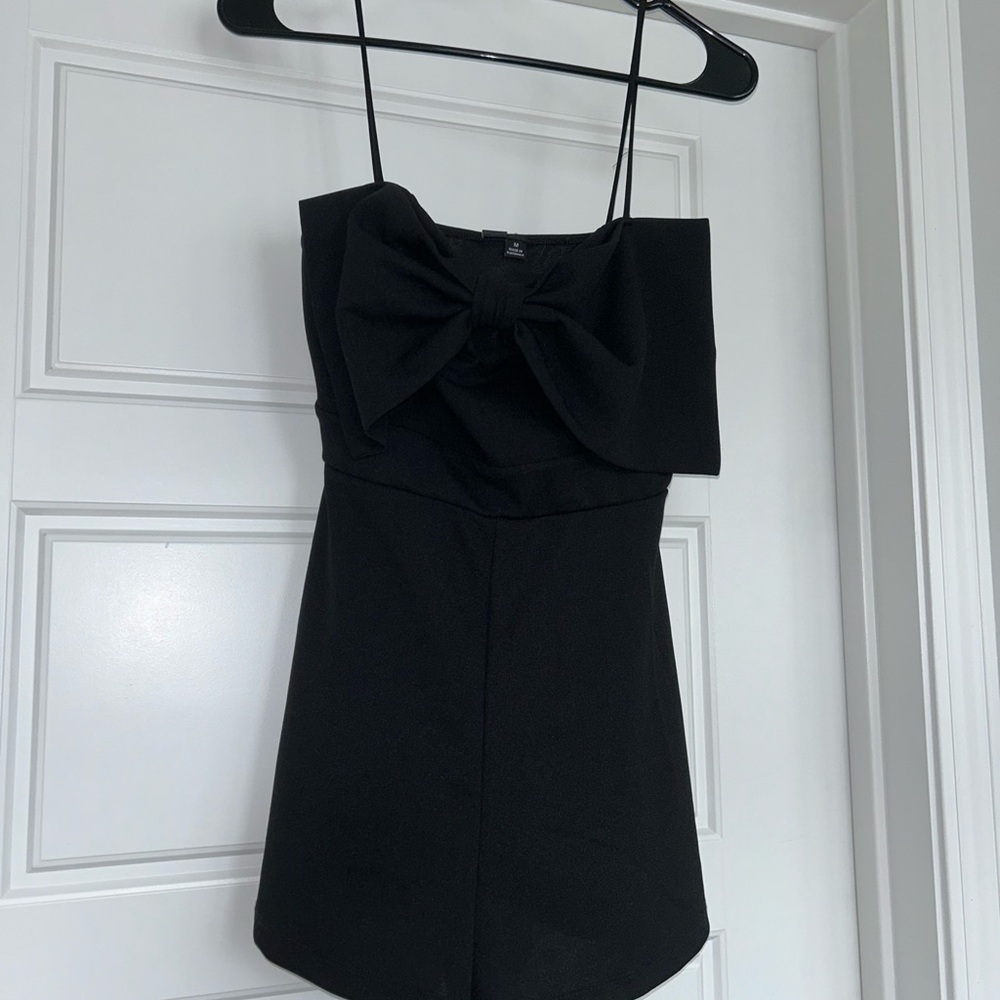 Windsor Black Sleeveless Romper for Night Out